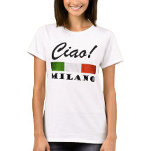 チャオ！ミラノトリコロイタリアンール国旗ミラノイタリア