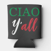 「チャオ・ヤール」ヒルビリー・アメリカンイタリアンユーモア 缶クーラー (裏面)