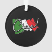 チャオ！ヨーロッパイタリアンヴェネツィア・スクーターとラ オーナメント (裏面)