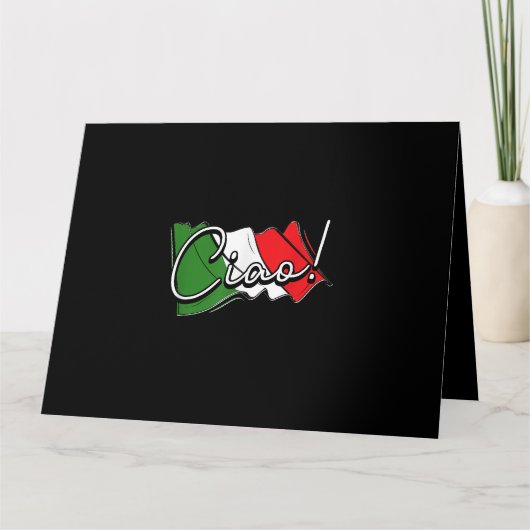 チャオ！ヨーロッパイタリアンヴェネツィア・スクーターとラ カード (正面)