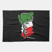 チャオ!ヨーロッパイタリアンヴェネツィア・スクーターとラ キッチンタオル (横)