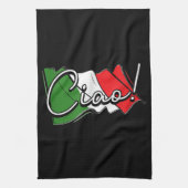 チャオ！ヨーロッパイタリアンヴェネツィア・スクーターとラ キッチンタオル (縦)