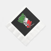 チャオ！ヨーロッパイタリアンヴェネツィア・スクーターとラ 縁ありランチョンナプキン (角)