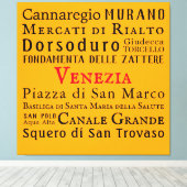 チャオ・ヴェネツィア！ キャンバスプリント (インサイチュ (ウッドフロア))