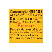 チャオ・ヴェネツィア！キャンバス印刷