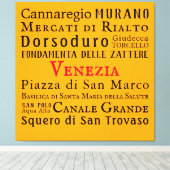 チャオ・ヴェネツィア!キャンバス印刷 キャンバスプリント (インサイチュ (ウッドフロア))