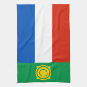 チャカシア国旗 キッチンタオル (縦)