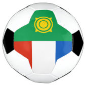 チャカシア国旗 サッカーボール (回転)