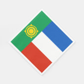 チャカシア国旗 スタンダードランチョンナプキン (角)