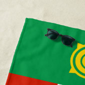 チャカシア国旗 ビーチタオル (インサイチュ)