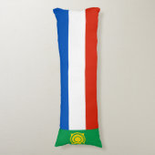 チャカシア国旗 ボディピロー (正面縦)