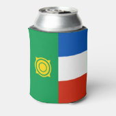 チャカシア国旗 缶クーラー (缶裏面)