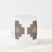 チャカナ十字 フロストグラスマグカップ (正面左)