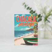 チャカラ・メキシコ旅行ポスター ポストカード (スタンド正面)