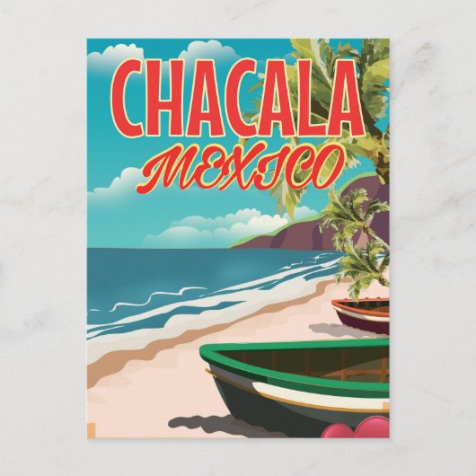チャカラ・メキシコ旅行ポスター ポストカード (正面)