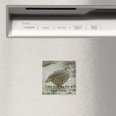 チャカルパトリッジゲームバード狩りスポーツ マグネット (インサイチュ (食洗機))