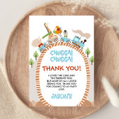 チャガチャガトレイン誕生日サンキューカード サンキューカード