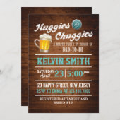 チャギー&ハギスベビーシャワー招待状 招待状 (正面/裏面)