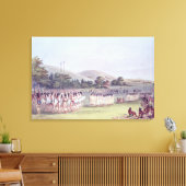 チャクタウ遊ボールダンス, 1834-35 キャンバスプリント (インサイチュ (リビング))