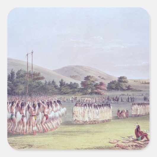 チャクタウ遊ボールダンス， 1834-35 スクエアシール (正面)