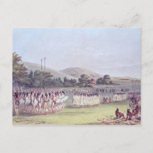 チャクタウ遊ボールダンス, 1834-35 ポストカード