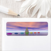 チャクラと仏白 ラベル (インサイチュ)