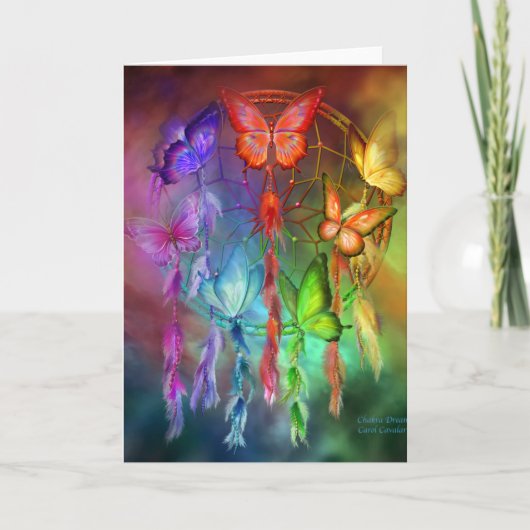 チャクラによっては芸術カードが夢を見ます カード (正面)