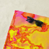 チャクラのエネルギー回復の色 ビーチタオル (インサイチュ)