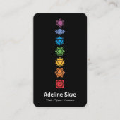 チャクラのエネルギー点 名刺 (正面)