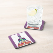 チャクラの図表のヨガの黙想の平和NVN630おもしろい コースター (右側)