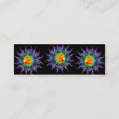 チャクラの日曜日のプロフィールカード スキニー名刺 (裏面)