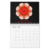 「チャクラの道」癒しのマンダラ カレンダー (2月 2026)