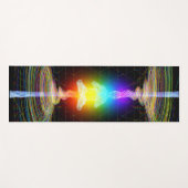 チャクラエネルギッシュなフィールド神秘的な悟り ヨガマット (正面(横))