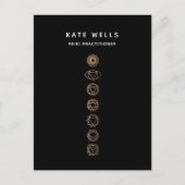 チャクラエネルギーヒーラー葉書 ポストカード (正面)