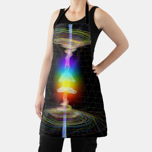 チャクラエネルギーフィールド神秘的な啓発ヨガ エプロン (インサイチュ)