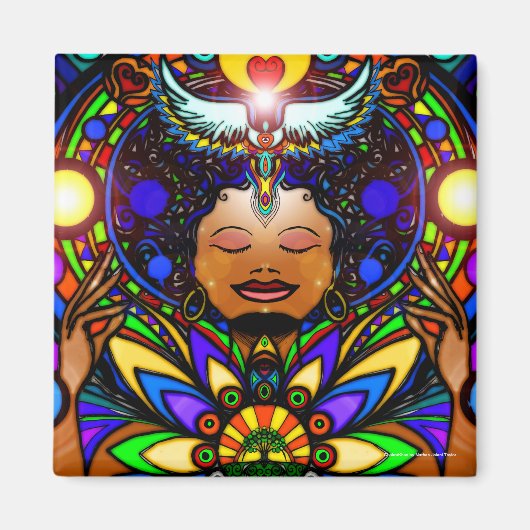 チャクラカーン（磁石） マグネット (正面)