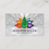 チャクラジオデスタス – クリスタルヒーリング 名刺 (正面)