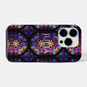 チャクラスター ニューエイジ デザイン iPhoneケース (裏面横)