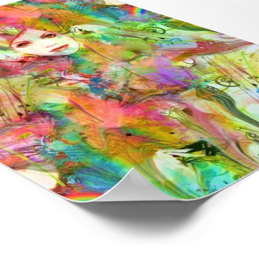 チャクラダンスメディテーションプリント ポスター (角)