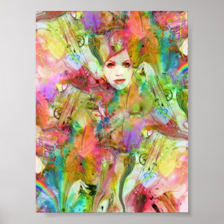 チャクラダンスメディテーションプリント ポスター