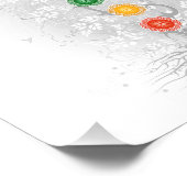 チャクラツリーポスター フォトプリント            (角)