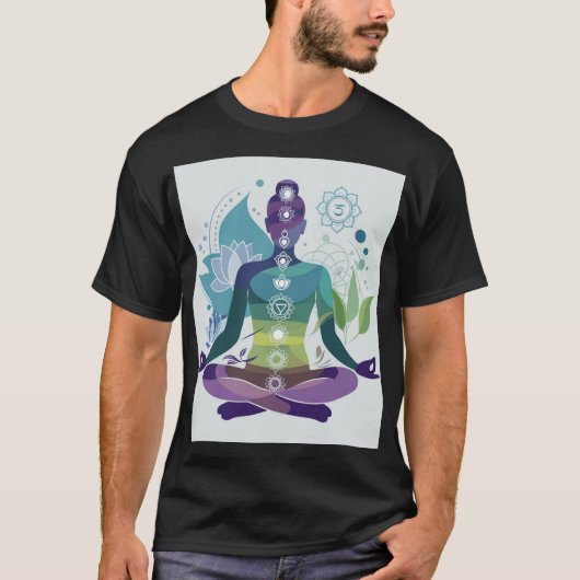 チャクラハーモニー目覚めたエネルギー Tシャツ (正面)