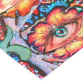 チャクラフローラドリーマーカラフル異常な神秘的 ショートテーブルランナー (コーナー)