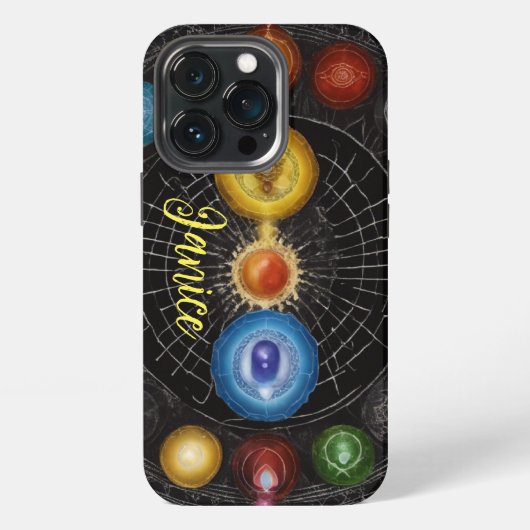 チャクラモノグラム iPhoneケース (裏面)