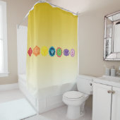 チャクラヨガシャワーカーテン シャワーカーテン (インサイチュ)