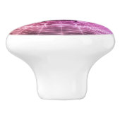 チャクラヨガ瞑想セラミック引出しキャビネットノブ セラミックノブ (側面)