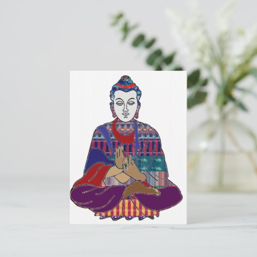 チャクラヨガ瞑想マスターズ実践ギフト ポストカード (スタンド正面)