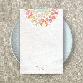 チャクラロータスフラワーマンダラフローラ ポストイット