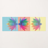 チャクラロータスヨガマットで心を込めて生きる ヨガマット (裏面(横))