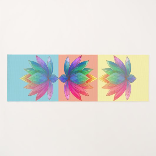 チャクラロータスヨガマットで心を込めて生きる ヨガマット (正面(横))